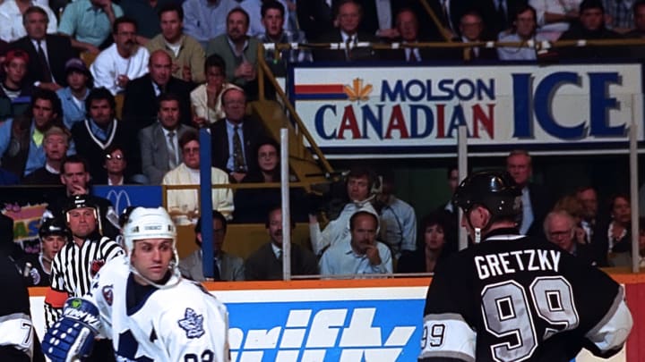 TORONTO, ON – MAY 17: Wayne Gretzky #99  (Photo by Graig Abel/Getty Images)