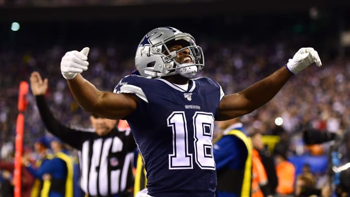 EAST RUTHERFORD, NEW JERSEY – NOVEMBER 04: Randall Cobb #18 of the Dallas Cowboys celebrates a touchdown that was overturned due to penalties in the first quarter of their game against the New York Giants at MetLife Stadium on November 04, 2019 in East Rutherford, New Jersey. (Photo by Emilee Chinn/Getty Images)