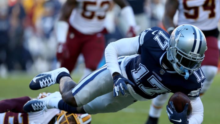 LANDOVER, MD - OCTOBER 21: Allen Hurns #17 of the Dallas Cowboys (Photo by Will Newton/Getty Images)