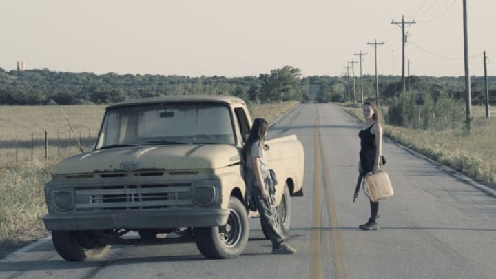 Alexa Nisenson as Charlie, Alycia Debnam-Carey as Alicia Clark - Fear the Walking Dead _ Season 4, Episode 14 - Photo Credit: Ryan Green/AMC