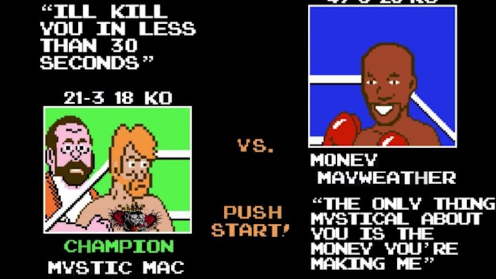 Screenshot of "CONOR MCGREGOR'S PUNCH-OUT!! FLOYD MAYWEATHER VS. CONOR MCGREGOR" on YouTube