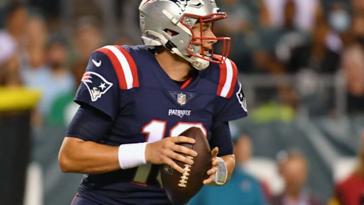 Mac Jones, New England Patriots. Mandatory Credit: Eric Hartline-USA TODAY Sports