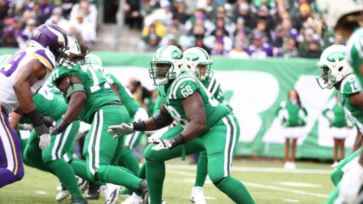 Kelvin Beachum #68 of the New York Jets (Photo by Al Bello/Getty Images)