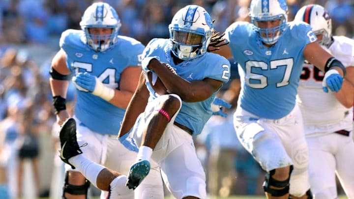 CHAPEL HILL, NC - OCTOBER 14: Andrew Brown