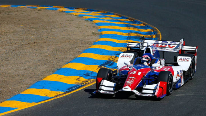 SONOMA, CA - SEPTEMBER 16: Jack Hawksworth of England drives the #41 AJ Foty Enterpsirses ABC Supply Honda Dallara during practice for he GoPro Grand Prix of Sonoma at Sonoma Raceway on September 16, 2016 in Sonoma, California. (Photo by Jonathan Ferrey/Getty Images)