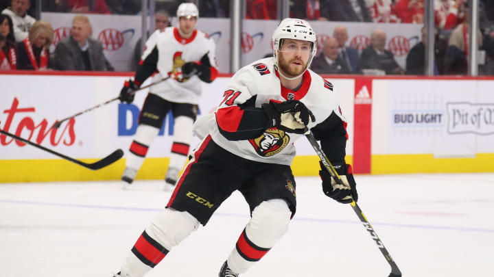 Chris Tierney #71, Ottawa Senators (Photo by Gregory Shamus/Getty Images)