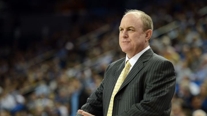 LOS ANGELES, CA – FEBRUARY 27: Head Coach Ben Howland of the UCLA Bruins along the sidelines during a 79-74 UCLA win over the Arizona State Sun Devils at Pauley Pavilion on February 27, 2013 in Los Angeles, California. (Photo by Harry How/Getty Images)