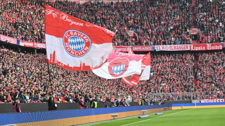 Bayern Munich is interested in young striker from Reims.(Photo by KERSTIN JOENSSON/AFP via Getty Images)