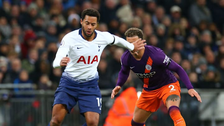 London, England - October 29, 2018Tottenham Hotspur's Mousa Dembeleduring Premier League between Tottenham Hotspur and Manchester City at Wembley stadium , London, England on 29 Oct 2018. (Photo by Action Foto Sport/NurPhoto via Getty Images)