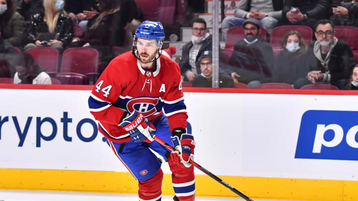 MONTREAL, QC – MARCH 24: Joel Edmundson #44 of the Montreal Canadiens (Photo by Minas Panagiotakis/Getty Images)