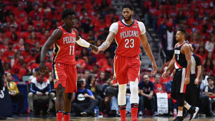 NEW ORLEANS, LA - APRIL 21: Anthony Davis NEW ORLEANS, LA - APRIL 21: Anthony Davis