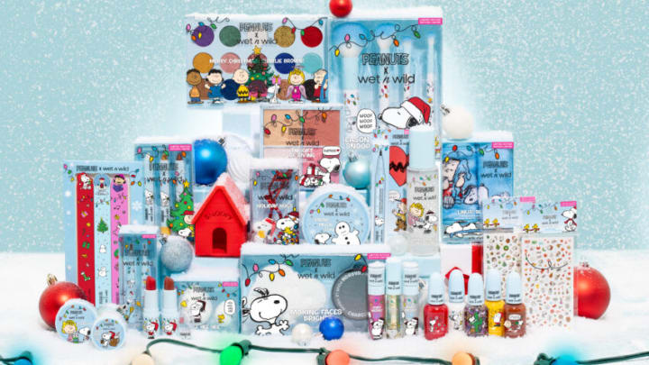 Gifts Under $20: NEW! Peanuts Holiday Collection from wet n wild. Image courtesy of Wet n Wild