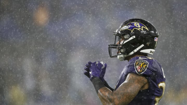 NFL: Ravens S Chuck Clark. (Photo by Scott Taetsch/Getty Images)