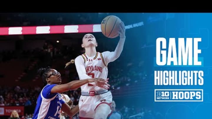 Central Conn. St. at Maryland | HIGHLIGHTS | Big Ten Women's Basketball | 12/19/2025
