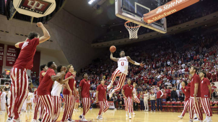Xavier Johnson #0 of the Indiana Hoosiers. (Photo by Justin Casterline/Getty Images)