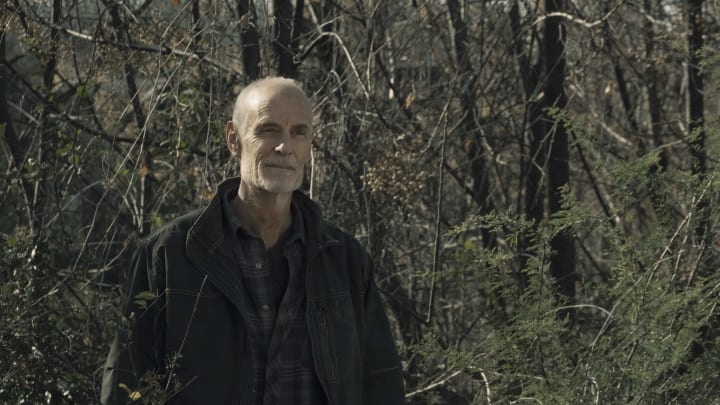 Matt Frewer as Logan – Fear the Walking Dead _ Season 5, Episode 1 – Photo Credit: Ryan Green/AMC