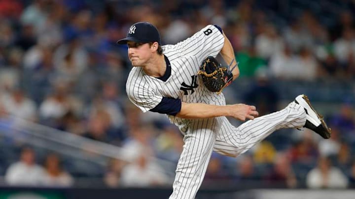 NEW YORK, NY - SEPTEMBER 07: Pitcher Bryan Mitchell