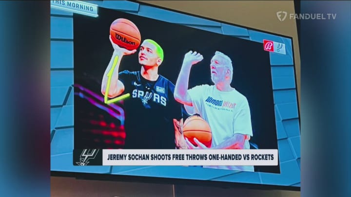 Chandler Parsons' Reaction to Jeremy Sochan Shooting Free Throws with One Hand - Run It Back Chandler Parsons' Reaction to Jeremy Sochan Shooting Free Throws with One Hand - Run It Back