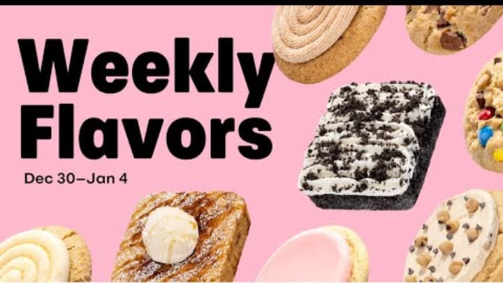 Churro, Cookie Dough, & More! | Crumbl