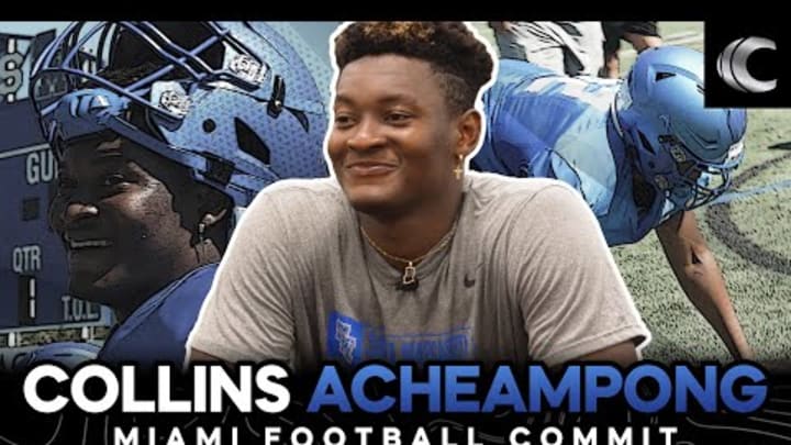 Collins Acheampong | Miami Football Commit from Ghana is "Freak" Athlete with Inspiring Story