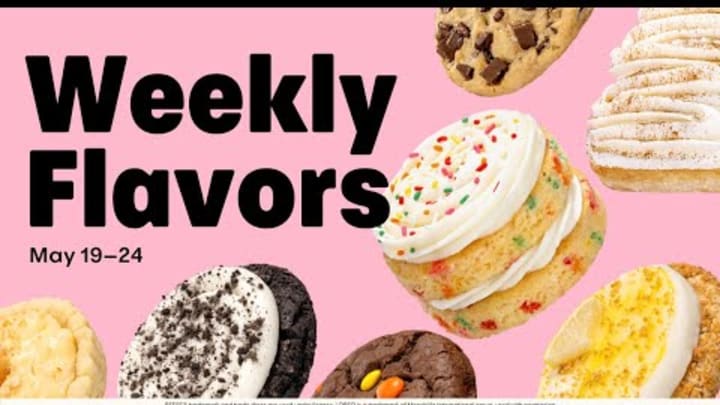 Confetti Cake, Banana Cream Pie Cookie, & More! | Crumbl