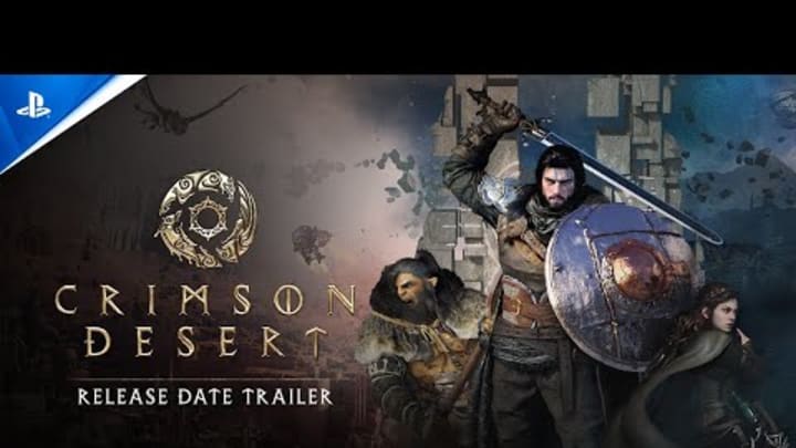 Crimson Desert - Release Date Reveal Trailer | PS5 Games