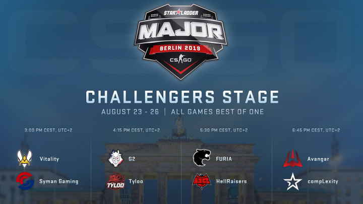 Valve revealed the opening matches of the Berlin Major on Thursday