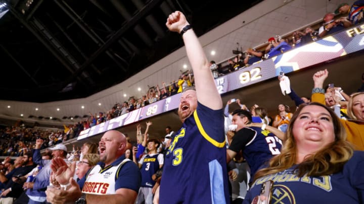 Denver Nuggets fans. (Photo by Justin Edmonds/Getty Images)