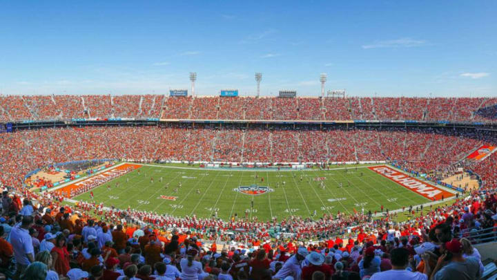 Both athletic directors from Texas and Oklahoma say their Red River Showdown rivalry football matchups will continue at the Cotton Bowl each season regardless of how the SEC is configured once they join.