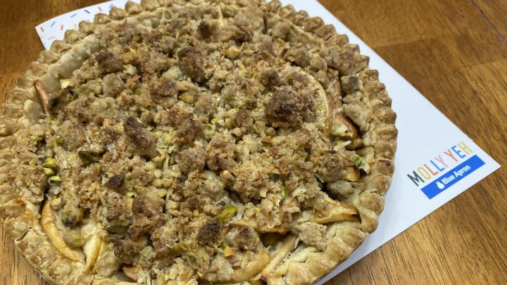Miso Apple Pie with Pistachio-Coconut Crumble
