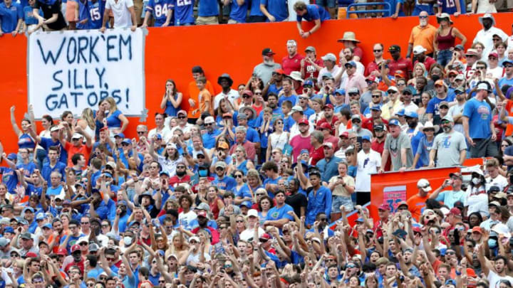 Florida Gators fans Stadium in Gainesville, Fla. Sept. 18, 2021.Flgai 09182021 Ufvs Bama 19