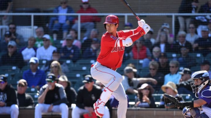 SCOTTSDALE, AZ - FEBRUARY 27: Shohei Ohtani (Photo by Norm Hall/Getty Images)