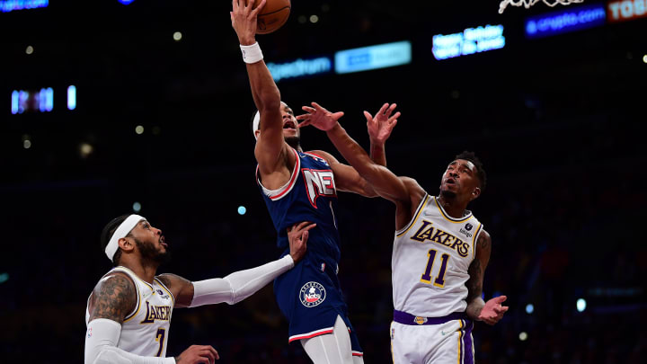 Brooklyn Nets: Bruce Brown, Los Angeles Lakers: Carmelo Anthony, Malik Monk