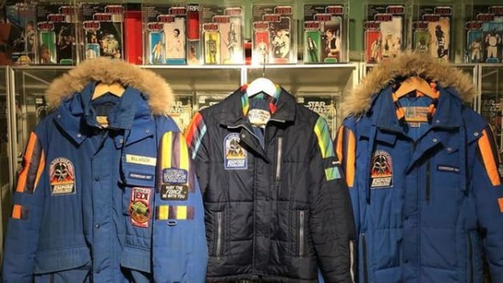 Empire Strikes Back Cast and Crew jackets. Photo courtesy of Gus Lopez.