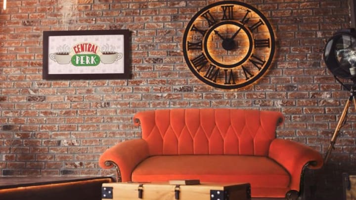 Discover Robe Factory's Friends full-size replica Central Perk couch at Toynk.