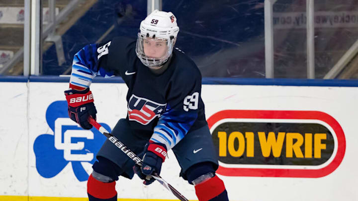 PLYMOUTH, MI - DECEMBER 12: Ty Smilanic. (Photo by Dave Reginek/Getty Images) PLYMOUTH, MI - DECEMBER 12: Ty Smilanic. (Photo by Dave Reginek/Getty Images)