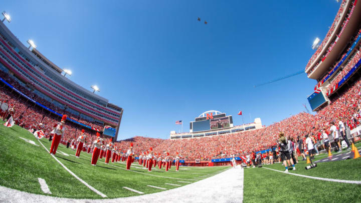 Nebraska Cornhuskers and the North Dakota Fighting Hawks at Memorial Stadium. Mandatory Credit: Dylan Widger-USA TODAY Sports