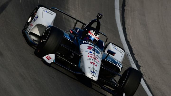 FORT WORTH, TX - JUNE 08: Graham Rahal, driver of the #15 Fleet Cost and Care Honda (Photo by Robert Laberge/Getty Images)