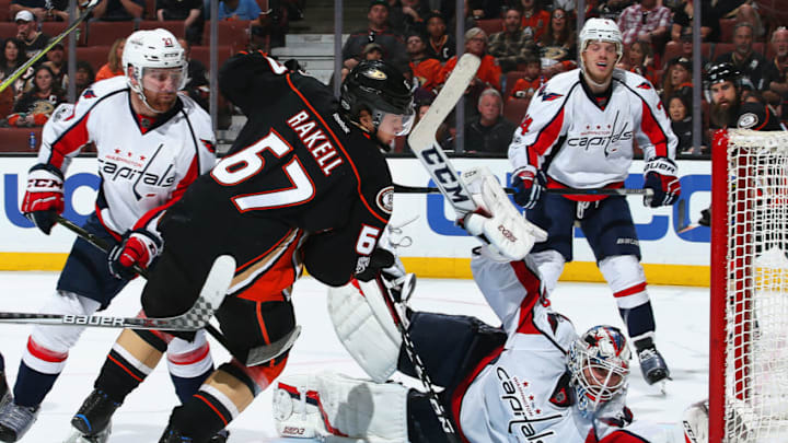 ANAHEIM, CA - MARCH 12: Braden Holtby