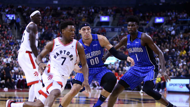 Orlando Magic forward Aaron Gordon and Jonathan Isaac are the key to making this team's experiment work. (Photo by Vaughn Ridley/Getty Images)