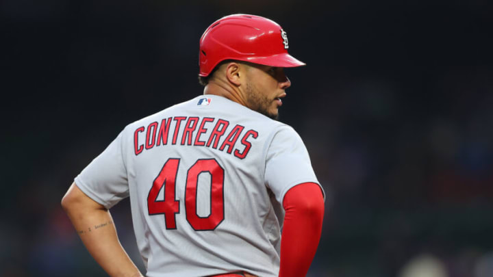 Willson Contreras, St. Louis Cardinals. (Photo by Michael Reaves/Getty Images)