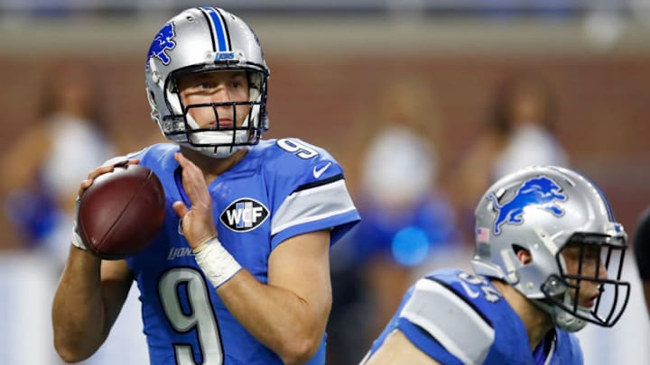 DETROIT, MI - JANUARY 1: Quarterback Matthew Stafford