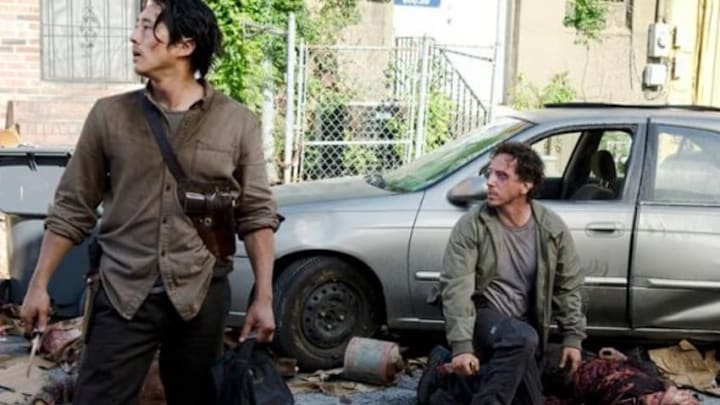 Nicholas and Glenn. The Walking Dead - AMC