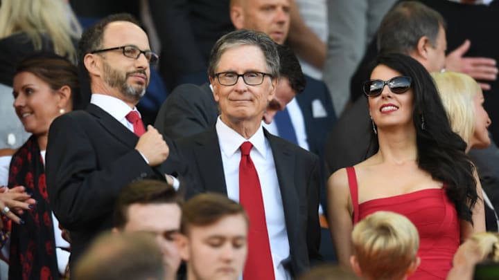 LIVERPOOL, ENGLAND - SEPTEMBER 10: John W Henry watches the game from the stands during the Premier League match between Liverpool and Leicester City at Anfield on September 10, 2016 in Liverpool, England. (Photo by Michael Regan/Getty Images)