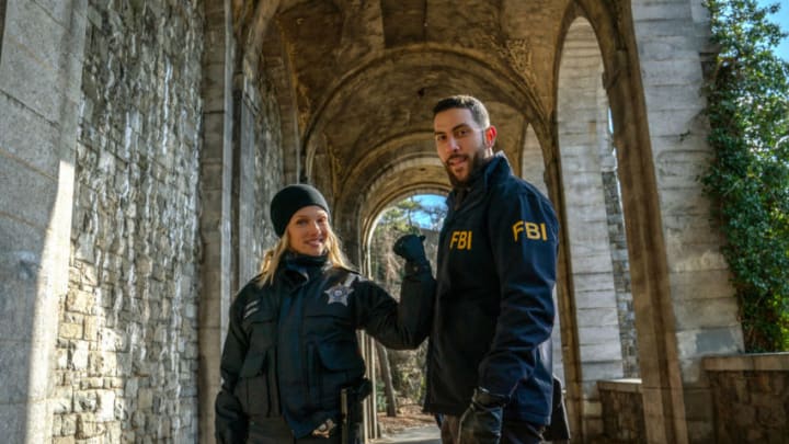 "Emotional Rescue" - The FBI team investigates a drug deal gone bad after the body of a college student is found. Also, Detective Hailey Upton (Tracy Spiridakos) temporarily joins the team, and finds her usual investigative methods clash with the Bureau's more buttoned up environment, on FBI, Tuesday, March 31 (9:00-10:00 PM, ET/PT) on the CBS Television Network. Pictured (l-r) Tracy Spiradakkos as Hailey Upton and Zeeko Zak as Special Agent Omar Adom 'OA' Zidan Photo: Michael Parmelee/ CBS ©2020 CBS Broadcasting, Inc. All Rights Reserved.