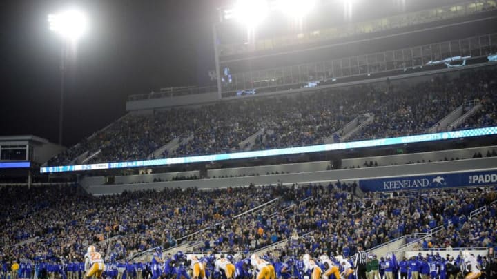 A view during an SEC football game between Tennessee and Kentucky at Kroger Field in Lexington, Ky. on Saturday, Nov. 6, 2021.Kns Tennessee Kentucky Football