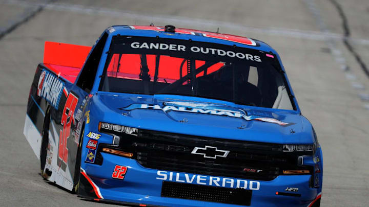 FORT WORTH, TX - MARCH 28: Stewart Friesen, NASCAR Truck Series driver of the #52 Halmar International Halmar Friesen Racing Chevrolet (Photo by Chris Graythen/Getty Images) FORT WORTH, TX - MARCH 28: Stewart Friesen, NASCAR Truck Series driver of the #52 Halmar International Halmar Friesen Racing Chevrolet (Photo by Chris Graythen/Getty Images)