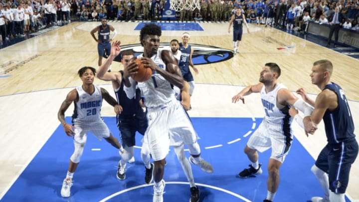 Jonathan Isaac's emergence as a Defensive Player of the Year candidate has boosted the Orlando magic early this season. (Photo by Glenn James/NBAE via Getty Images)