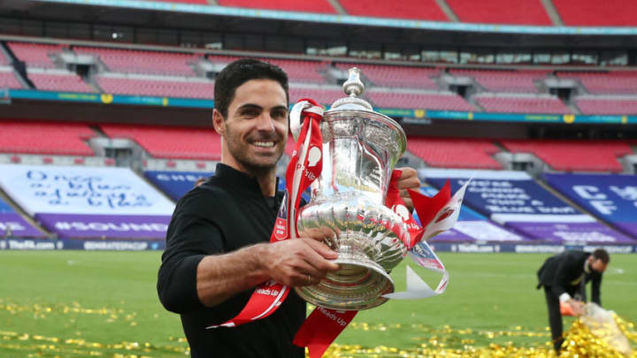 Mikel Arteta, Arsenal (Photo by CATHERINE IVILL/POOL/AFP via Getty Images)