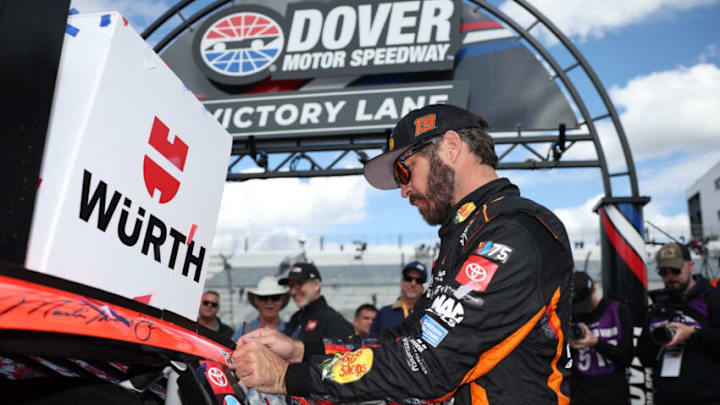 Martin Truex Jr., Joe Gibbs Racing, Dover, NASCAR (Photo by James Gilbert/Getty Images)